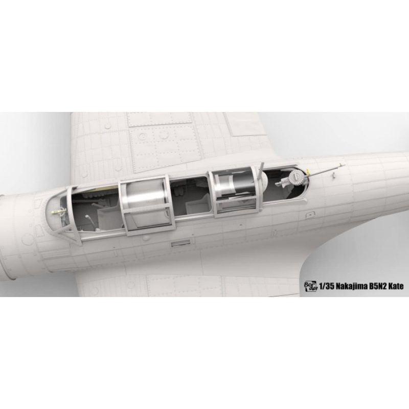 1/350 Scale IJN B5N2 Type 97 "Kate" Aircraft Model - 12cm Model Kit Or Display Piece