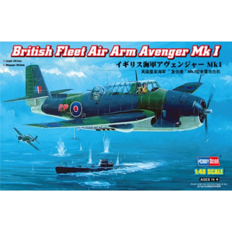 Hobby Boss 80331 1/48 British Fleet Air Arm Avenger Mk.I