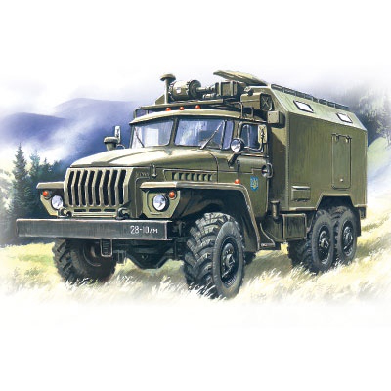 ICM 72712 - URAL-375A Command Vehicle Modellbausatz 1:72