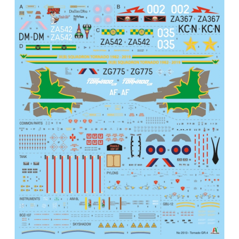 ITALERI IT2513 TORNADO GR.4 KIT 1:32 Modellino