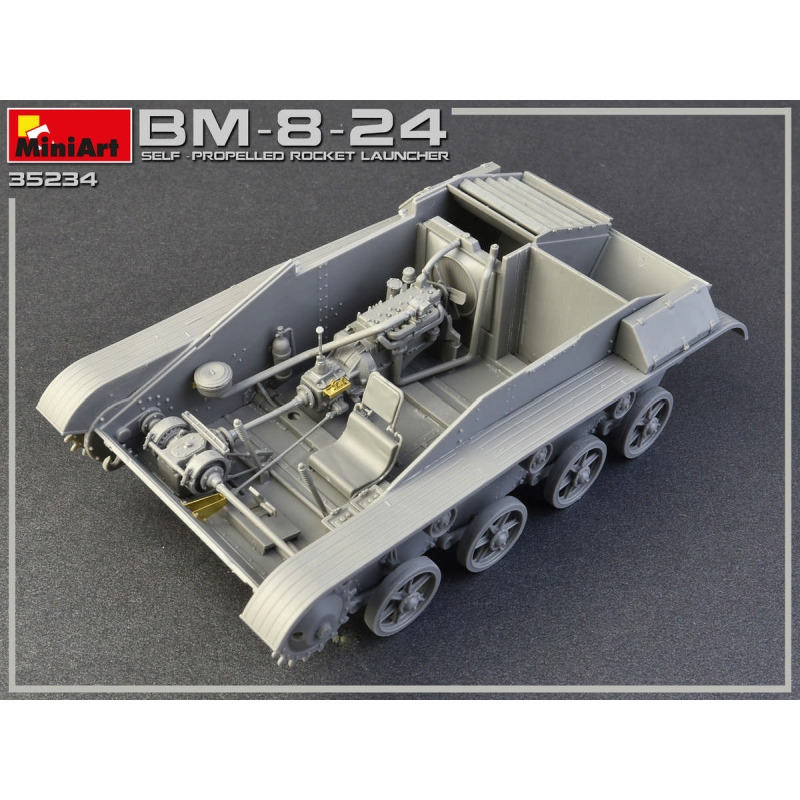 Modellino Plastico 1:35 MINIART BM-8-24 Lanciarazzi Semovente - Kit Da Montare (Firmato)
