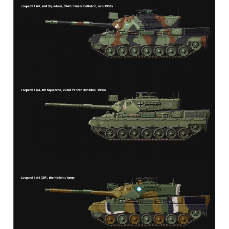 Meng Model 1/35 TS007 German Main Battle Tank Leopard 1A3/A4 