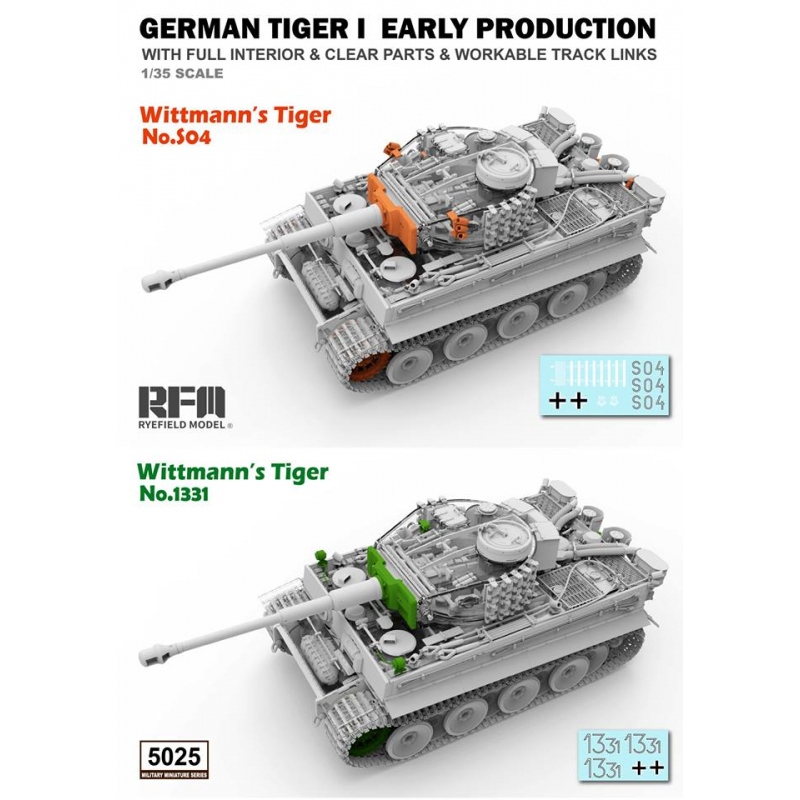 Panzer Vi Tiger I Fruh Wittmann Rye Field Model 1 35