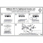 KV-1s 608mm lightened Tracks Set - ACE 1/72