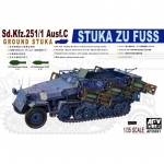 Sd.Kfz. 251/1 Ausf. C Stuka zu Fu - AFV Club 1/35