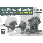 60cm Flakscheinwerfer (Flak-Sw 36) mit Sd.Ah.51 - AFV...