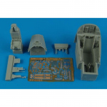 A-7E Corsair II Cockpit Set (early) - Aires 1/48