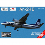 Antonov An-24B Polish / DDR-Airlines - Amodel 1/144