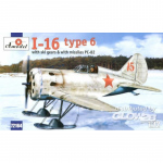 Polikarpov I-16 type 6 Soviet Fighter - Amodel 1/72