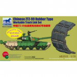 Chinese ZTZ-99 Rubber Type Workable Track Link Set -...