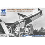 German Rheinmetall Rheintochter R2 AA-Missiles & Launcher...