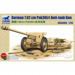 German 7.62mm Pak 36(r) Anti-Tank Gun - Bronco 1/35