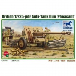British 17/25 pdr Anti-Tank Gun Pheasant - Bronco 1/35