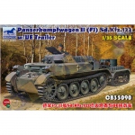 Panzer II (Fl) Sd.Kfz.122 w. UE Trailer - Bronco 1/35