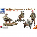 WWII British Paratroops in Action Set B - Bronco 1/35