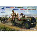 BRITISH RECCE AND SIGNALS LIGHT TRUCK (2 KITS ) with CREWS