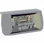 Dt. U-Boot Typ IX Electric Motor Section - CMK 1/72