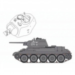 T-34/76 Mod. 1943 Chtz - CMK 1/35