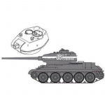 T-34/85 Mod. 1943 - CMK 1/35