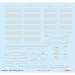 Fokker D.VII rib tapes linen for Eduard