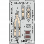 P-51D seatbelts STEEL for Eduard