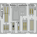 Rafale C seatbelts STEEL - 1/48