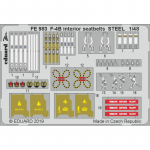 F-4B interior seatbelts STEEL - 1/48