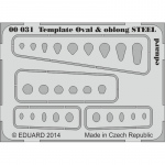 Template ovals & oblong STEEL