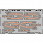 Seatbelts RAF early STEEL - 1/32