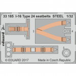 I-16 Type 24 seatbets STEEL - 1/32