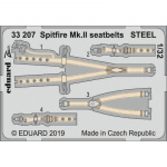 Spitfire Mk.II seatbelts STEEL - 1/32