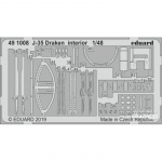J-35 Draken interior for Hasegawa