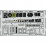 B-17F nose interior 1/48 for HKM