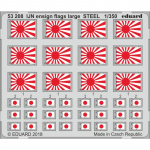 IJN ensign flags large STEEL - 1/350