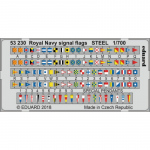 Royal Navy signal flags STEEL - 1/700