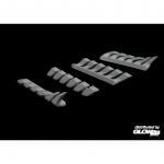 Bf 110C/D/E exhaust stacks for Eduard