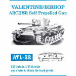Metallkette fr Valentine / Bishop / Archer self-prop. Gun