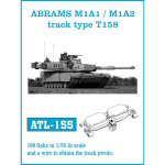 Metallkette fr M1A1 / M1A2 Abrams (Track Type T158)