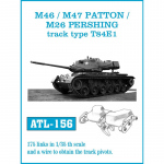 Metallkette fr M46 / M47 Patton / M26 Pershing (Track...