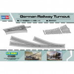 German Railway Curved Track - Hobby Boss 1/72
