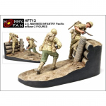 U.S. Marines Infantry Pacific w. Base - Hobby Fan 1/35