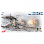 Dt. WWI Schlachtschiff Markgraf - ICM 1/350