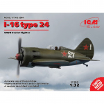 I-16 Type 24, WWII Soviet Fighter - ICM 1/32