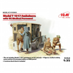Model T 1917 Ambulance w. US Medical Personnel - ICM 1/35