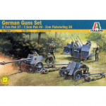 Guns-Set Pak 35, Pak 40 & Flak 38 - Italeri 1/72
