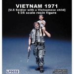 US Soldier w. a Vietnamese Child on his Shoulder - Legend...