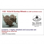 10.5x16 Dunlop Wheels for CMP and British Trucks - LZ...