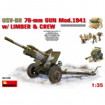 USV-BR 76 mm Gun Mod.1941 w. Limber & Crew - MiniArt 1/35