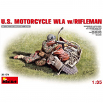 U.S. Motorcycle WLA w. Rifleman - MiniArt 1/35