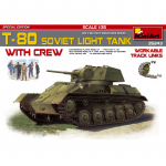 T-80 Soviet Light Tank w. Crew (Special Edition) -...